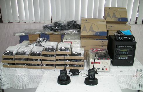 TURN-OVER PF COMMUNICATION EQUIPMENT TO THE PACER